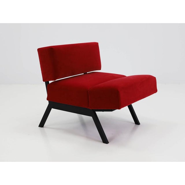 Metal Panchetto Convertible Lounge Chairs-to-Ottomans by Rito Valla for Ipe, Italy, 1960s, Set of 2 For Sale - Image 7 of 17