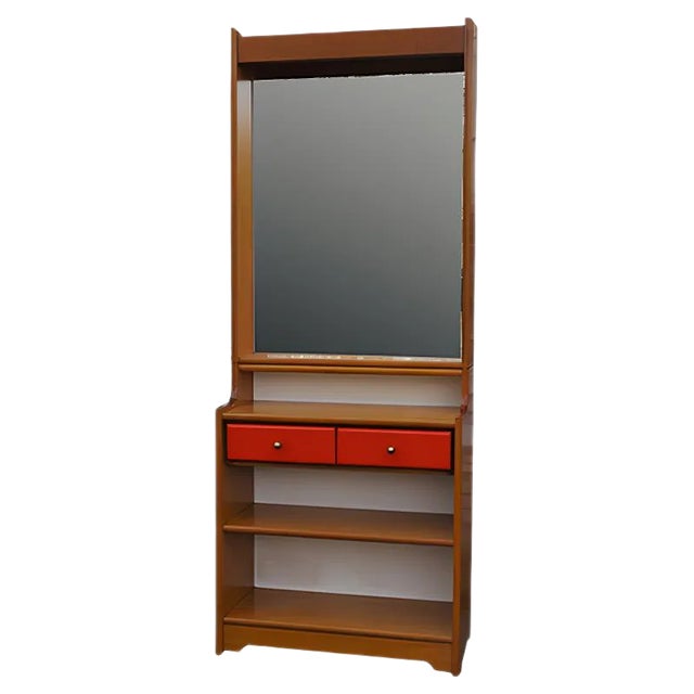 Beech Mirrors, 1970s, Set of 2 For Sale