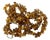 Mid 20th Century Double Strand Natural Cognac Honey Amber Necklace Sterling Silver Clasp For Sale