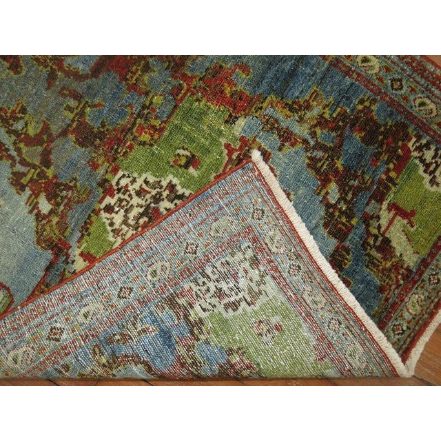 Early 20th Century Antique Zabihi Collection Mini Persian Senneh Rug For Sale - Image 5 of 7