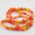 Bakelite and Lucite Long Necklace Sunny Yellow and Orange Colors For Sale - Image 4 of 12