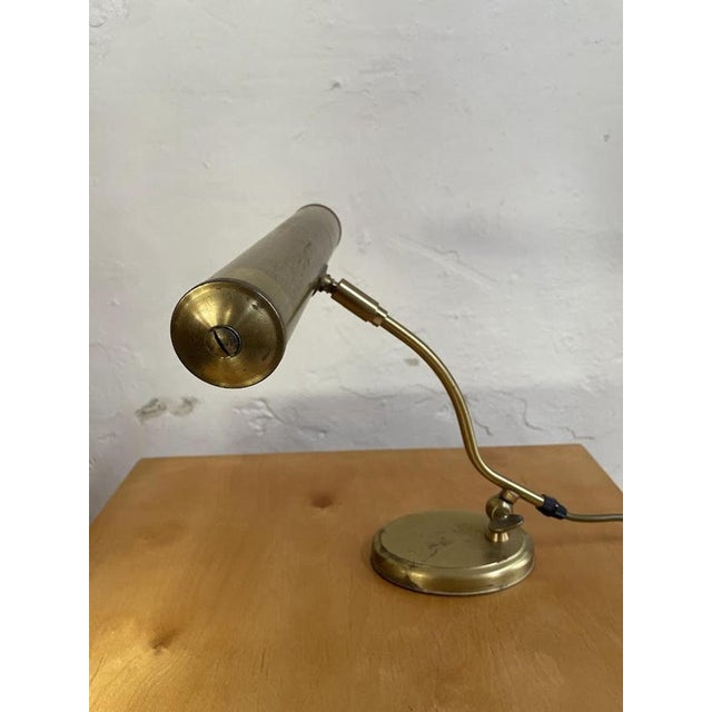 1960s Mid-Century Modern Pfäffle Brass Table Lamp, Germany, 1960s For Sale - Image 5 of 10