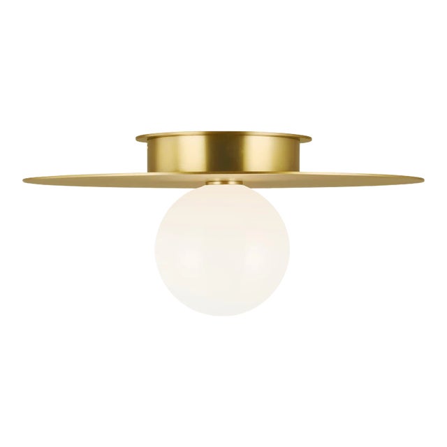 Kelly Wearstler by Visual Comfort Studio Nodes Large Flush Mount, Brass For Sale