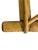 Vintage French Provincial Bamboo Coat Hat Rack With Two Hooks For Sale - Image 4 of 12