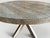 Tan Andrianna Shamaris Round Shell Inlaid Teak Wood Table For Sale - Image 8 of 18