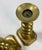 Metal Antique Brass Push-Up Candlestick Holders, a Pair For Sale - Image 7 of 7