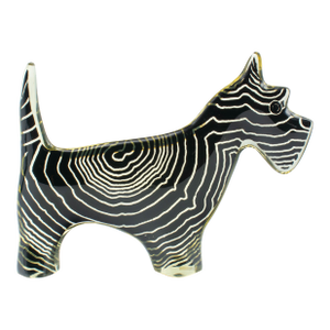 Palatnik Op Art Lucite Scottie Dog