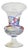 Parisian Multicolored Crystal Vase, 1960s For Sale