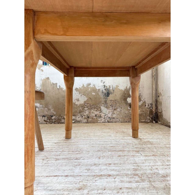 Oval Oak Farmhouse Table, 1960s For Sale - Image 14 of 18