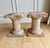 Pair of Vintage Sculptural Carved Wood Ionic Column Side Tables / Architectural Pedestals For Sale In Chicago - Image 6 of 12
