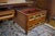 English Extendable Desk with Leather Top For Sale - Image 10 of 10