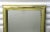 Glass 80s Modern Disco Gold Full Length Wall or Floor Mirror For Sale - Image 7 of 11