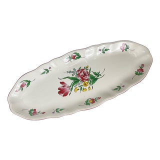 Large Réverbère Fish Platter from KG Lunéville, 1980s For Sale