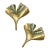 Glass Italian Brass Leaf Wall Sconces by Simoeng, Set of 2 For Sale - Image 7 of 7