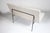 Antique White Mid 20th Century Milo Baughman for Pacific Iron Style Suede and Iron Settee For Sale - Image 8 of 18