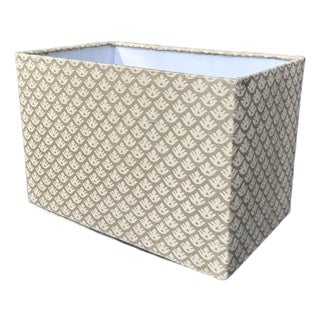 Fortuny Large Square Lampshade For Sale