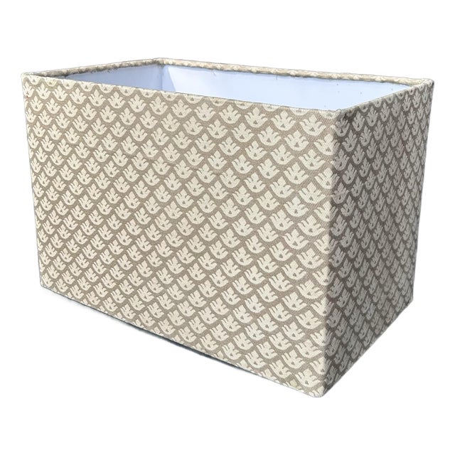 Fortuny Large Square Lampshade For Sale