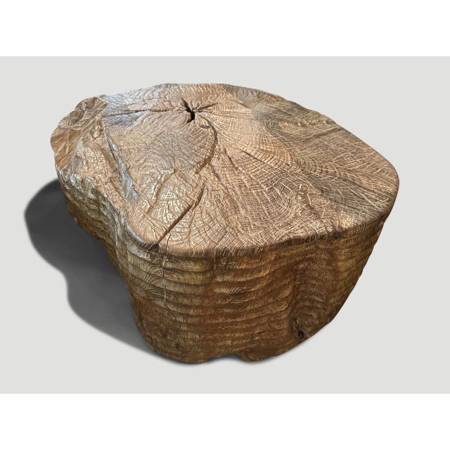 Andrianna Shamaris Magnificent Teak Wood Coffee Table For Sale - Image 16 of 18