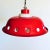 Ceiling Lamp with Red Enamel Overlay, 1960s For Sale - Image 12 of 14