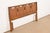 Bassett Mayan Collection Mid-Century Modern Sculpted Walnut Queen Size Headboard, 1960s For Sale - Image 4 of 8