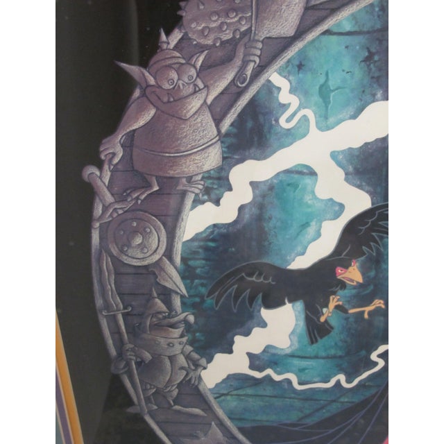 Walt Disney Maleficent 'You Want What Size!' Sleeping Beauty Ooak Display Print For Sale In Portland, OR - Image 6 of 17