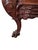 Antique Rj Horner-Style Mahogany Partners Desk With Winged Griffins For Sale - Image 12 of 12