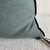 Custom linen blend accent pillow. Color: Canard Blue / grey colored nubby textured style pillow with a stitched edge,...