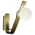 Italian Daphne Brass Sconce For Sale - Image 13 of 13