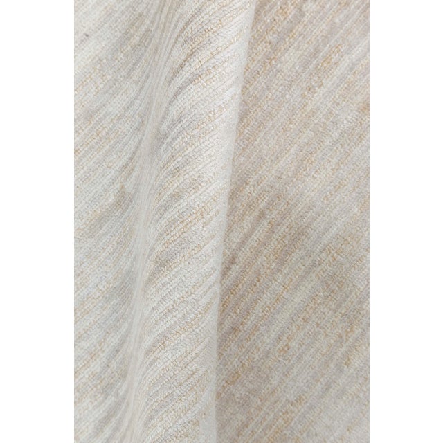 Modern Beige, gray and gold hand knotted Wool rug by Doris Leslie Blau Size: 4'6" × 10'6" (137 × 320 cm). Exclusively...