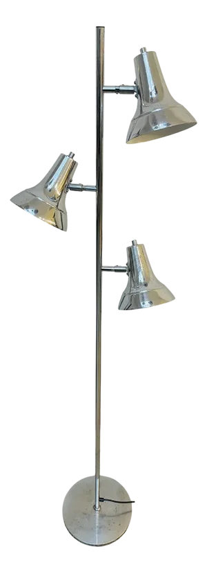 Chrome-Plated Floor Lamp, 1960s