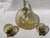 Frosted Glass Hanging Lamp and Wall Sconces Set from Doria Leuchten, Set of 3 For Sale - Image 14 of 18