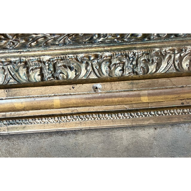 Mid 19th Century Signed and Framed French Oil Painting on Wood For Sale - Image 13 of 14