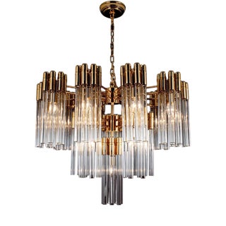 Collection Urano Chandelier in Metal by Jago For Sale