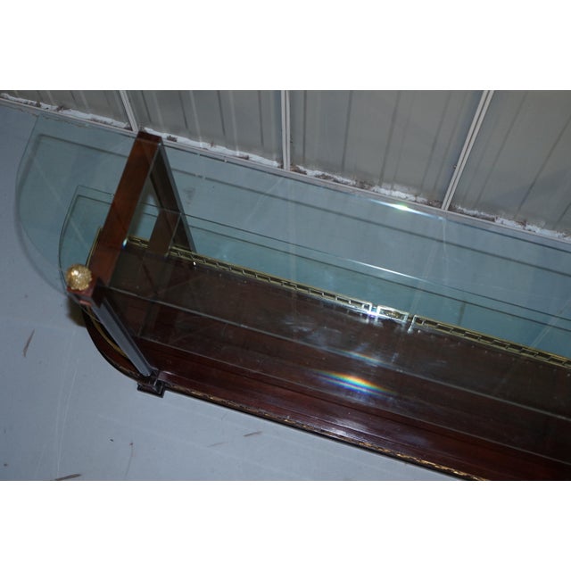 Hardwood & Brass Display Console from Versace For Sale - Image 13 of 18