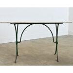 French 19th Century Marble Top Garden Table For Sale - Image 9 of 16