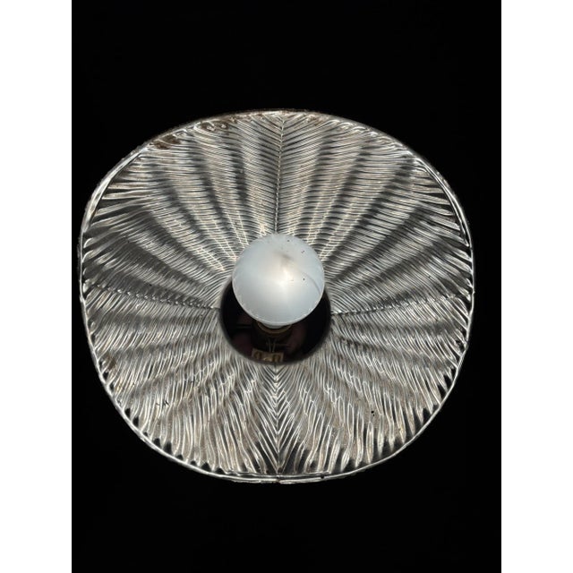Metal 1930's Green Mercury Glass Industrial Pendant Light - 7 Available! For Sale - Image 7 of 9