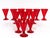 Late 20th Century Set of 12 Red Venetian / Murano Glass Salviati Attributed Wine Goblets or Cups For Sale - Image 5 of 18