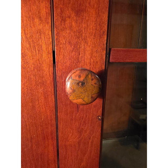 Early 19th Century Ohio Valley Cherry Secretary Desk With Hidden Compartment For Sale - Image 16 of 18