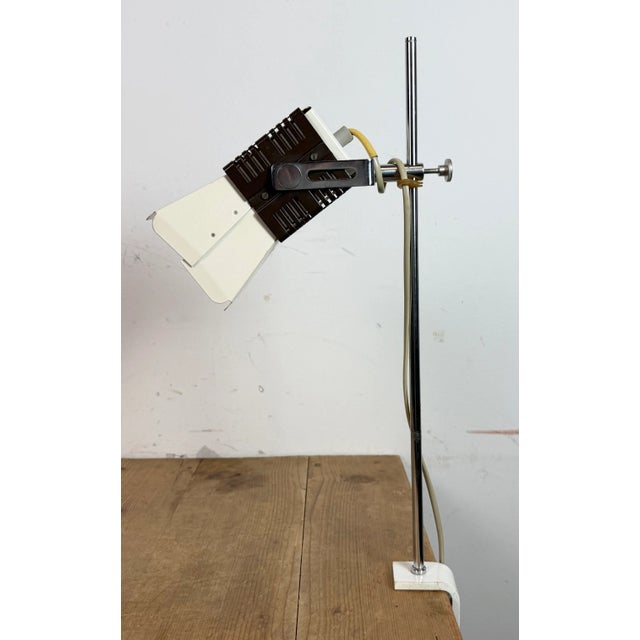 1970s Vintage Beige Table Lamp from Lidokov, 1970s For Sale - Image 5 of 18