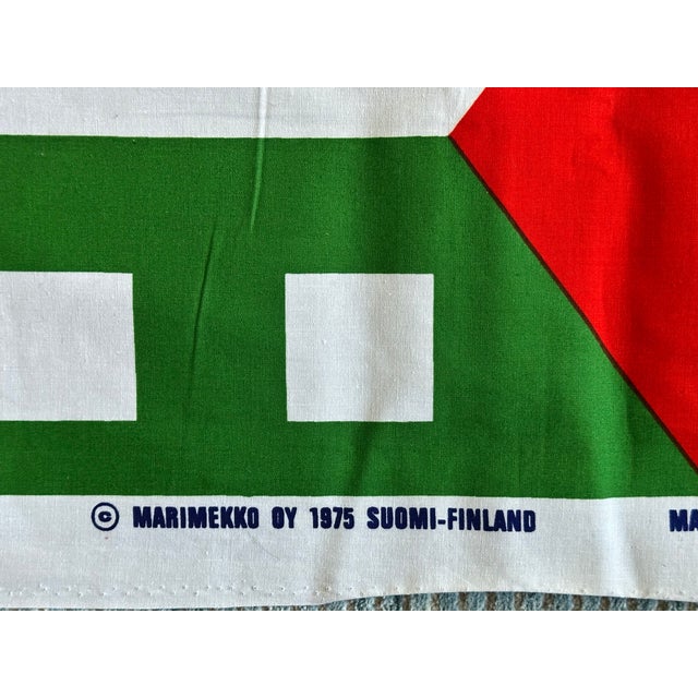 Vintage Marimekko Fabric Textile Panel For Sale - Image 12 of 12