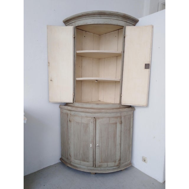 Gustavian Corner Cabinet, Sweden For Sale - Image 12 of 18