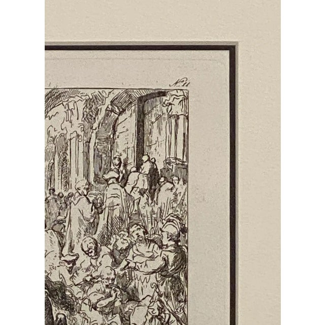 Late 18th Century Rembrandt Etching #11, by Francesco Novelli For Sale - Image 4 of 5