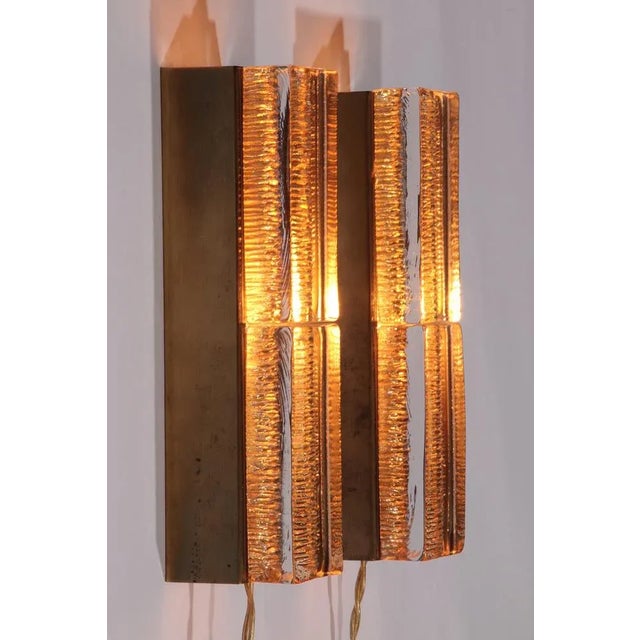 Danish Atlantic Double Wall Lamp from Vitrika, 1970s, Set of 2 For Sale - Image 11 of 14