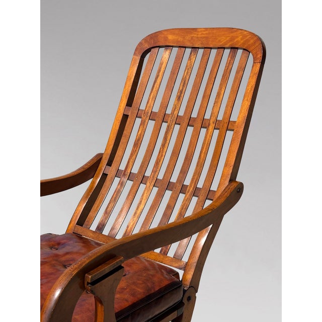 Antique Walnut Reclining Armchairs, 1860, Set of 2 For Sale - Image 4 of 17