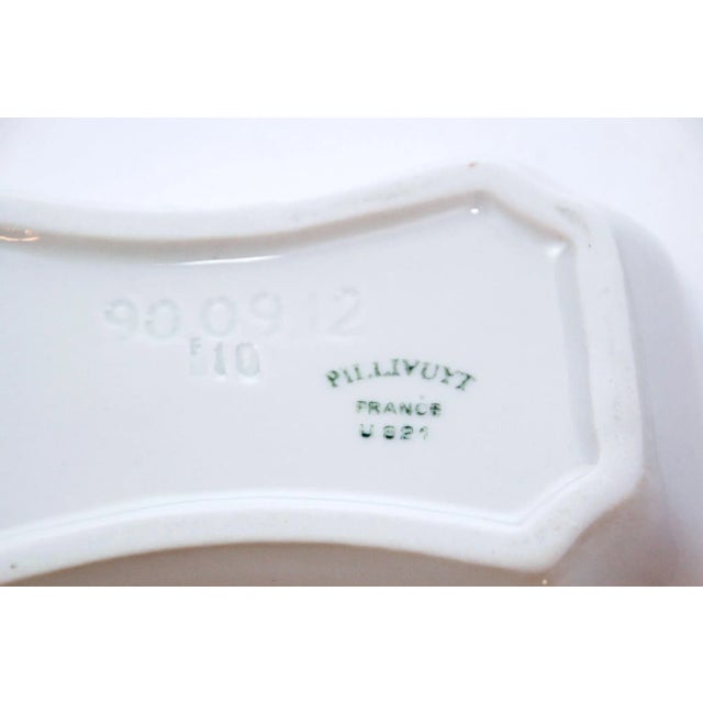 Mid 20th Century Baumann Paris Hotel Collectible Porcelain Dish by Pillivuyt France 1960s For Sale - Image 5 of 5