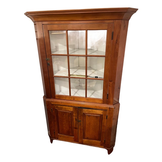 1950s Corner Cabinet For Sale