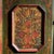 This antique painted armoire in pine wood retains its original polychrome over a green ground, with four painted panels of...