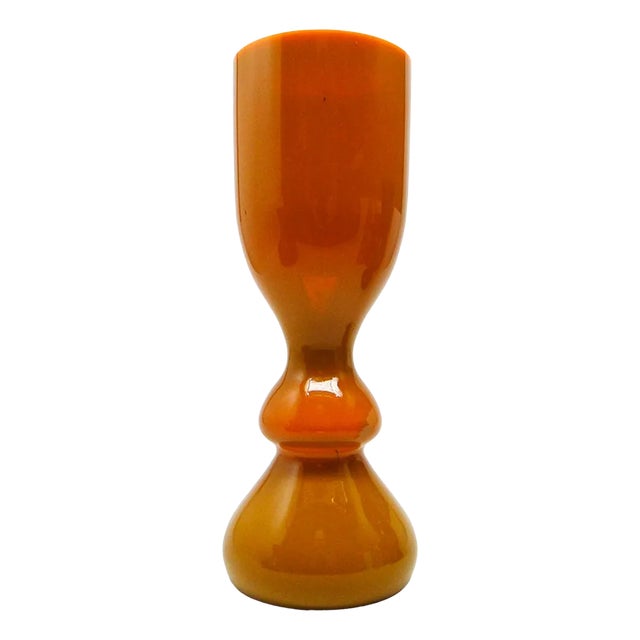 Postmodern Vase from Sudety Glassworks, Poland, 1970s For Sale