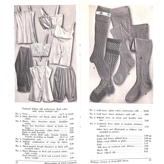 "Abercrombie & Fitch Women's Sportswear 1921 Catalog For Sale - Image 10 of 12