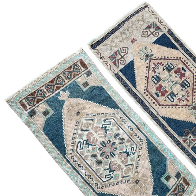 Sand Turkish Small Rug - Set of Two For Sale - Image 8 of 10